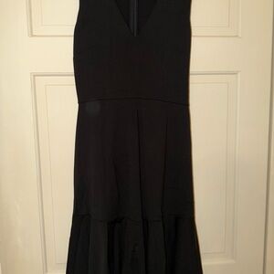 J.Crew Black Sleeveless Fit and Flare Dress